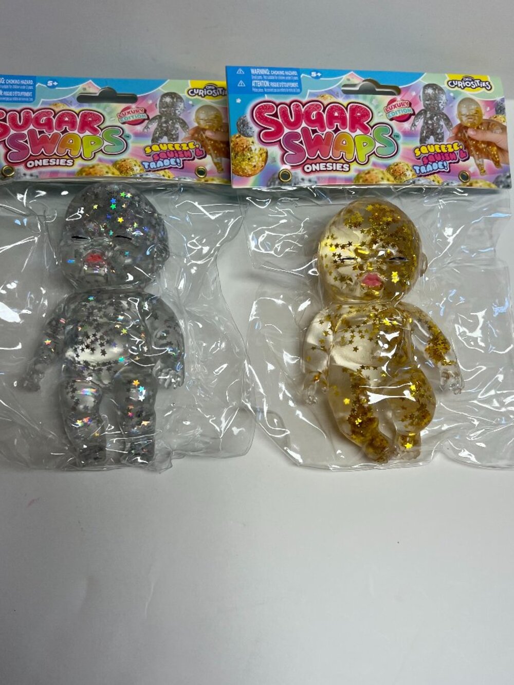 ORB Sugar Swaps Luxury Edition Gold Silver Squishy Baby Set of 2 NEW
